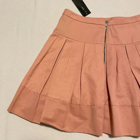 BCBGMaxazria Skirt Womens Size Small Blush Aria Pleated Rear Zip Casual - Picture 10 of 14